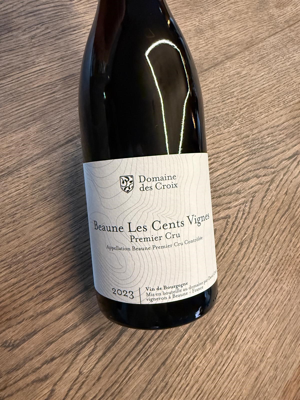 BEAUNE 1ER CRU LES CENT VIGNES 2023 Domaine des Croix Beaune